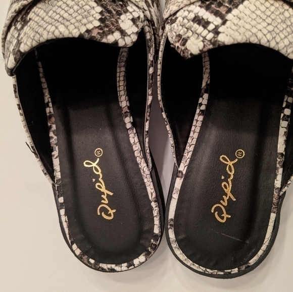 Snake print mule slide pointy shoes new free ZARA - Picture 4 of 4